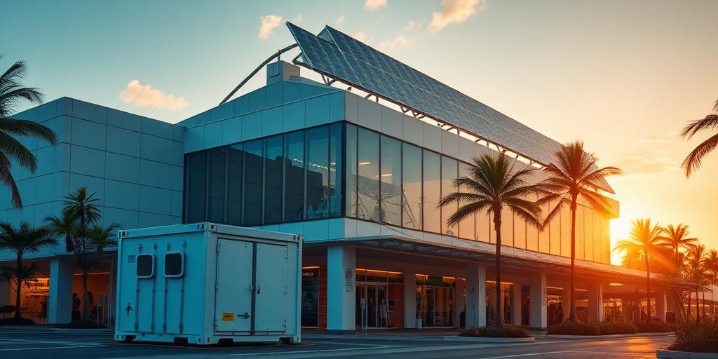 Cebu mall solar and battery installation